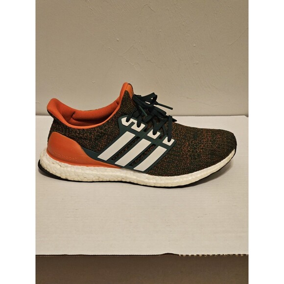 Adidas Ultra Boost 4.0  Miami Hurricanes Orange EE3702 Size 10.5 Mens main image 9